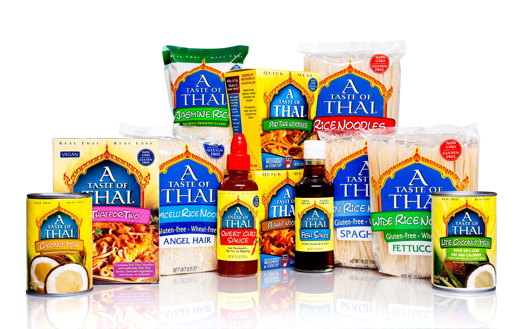 Collage of Best Selling A Taste of Thai Products