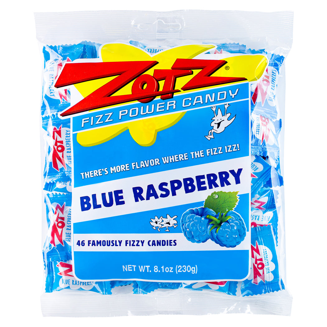 ZOTZ - Blue Raspberry 46 count bag / Single Bag · Andre Prost, Inc.