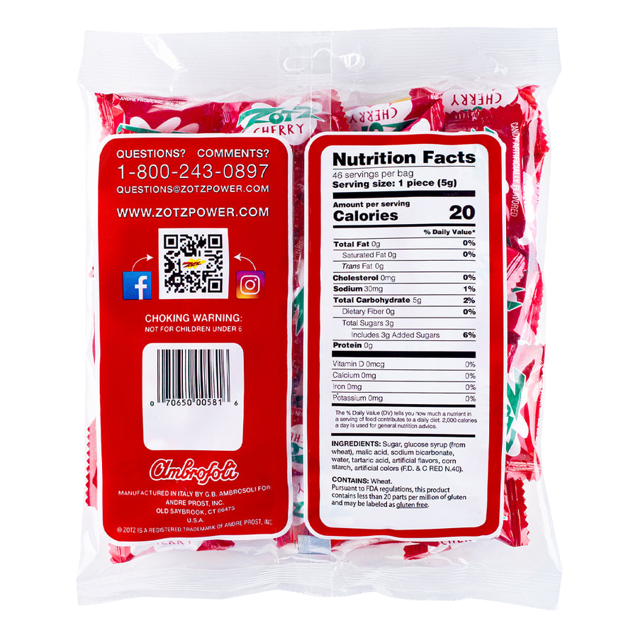 ZOTZ - Cherry 46 Count Bag / Single Bag