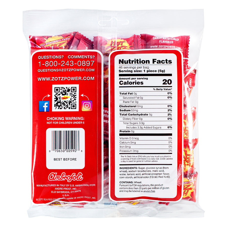 Hot Zotz - 46 count bag