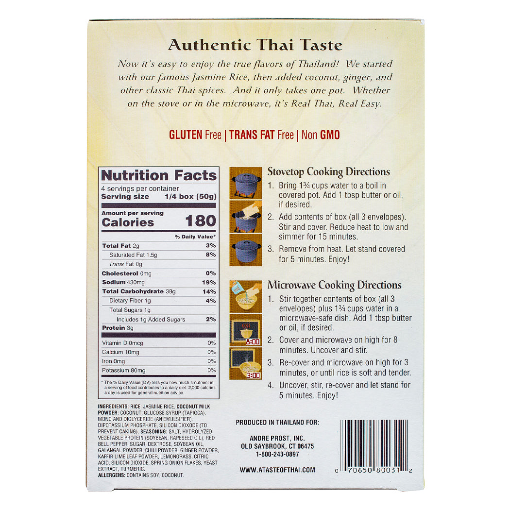 A Taste Of Thai - Coconut Ginger Rice / 6 Pack