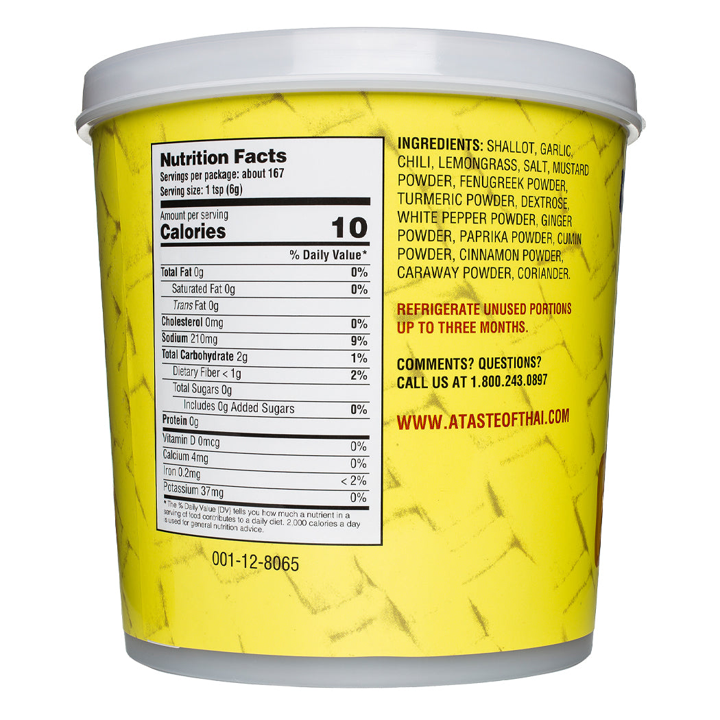 A Taste Of Thai - Yellow Curry Paste