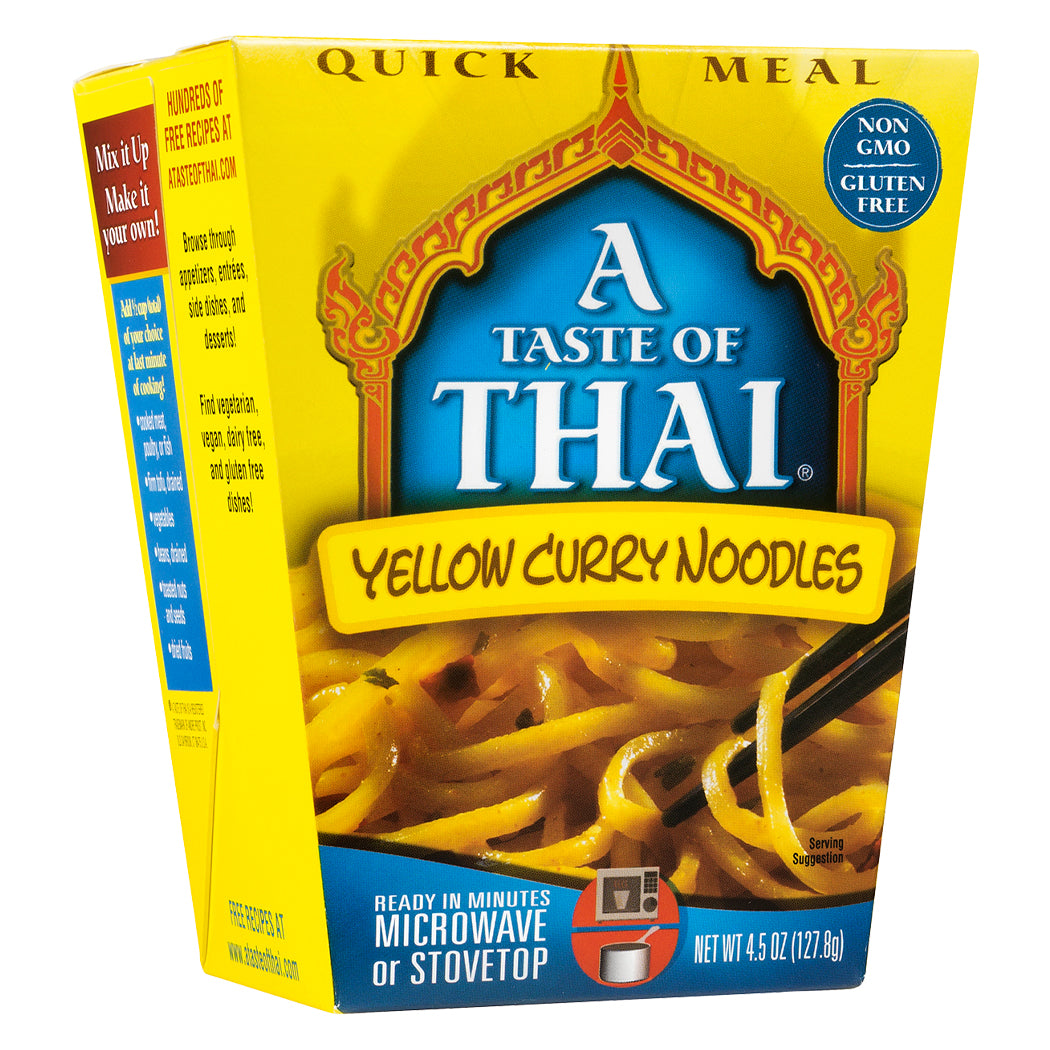 A Taste Of Thai - Yellow Curry Noodles Quick Meal / 6 Pack