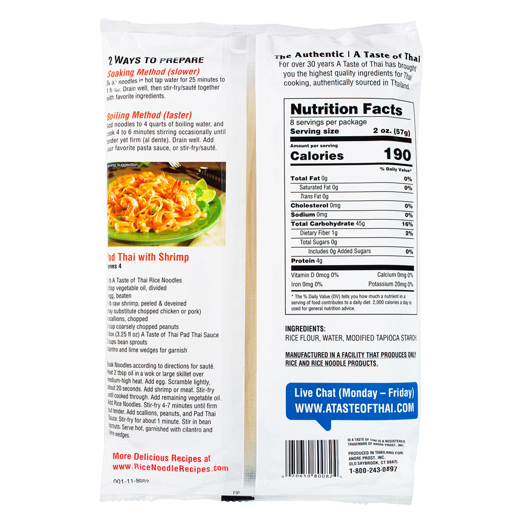 A Taste Of Thai -16 oz. Rice Noodles
