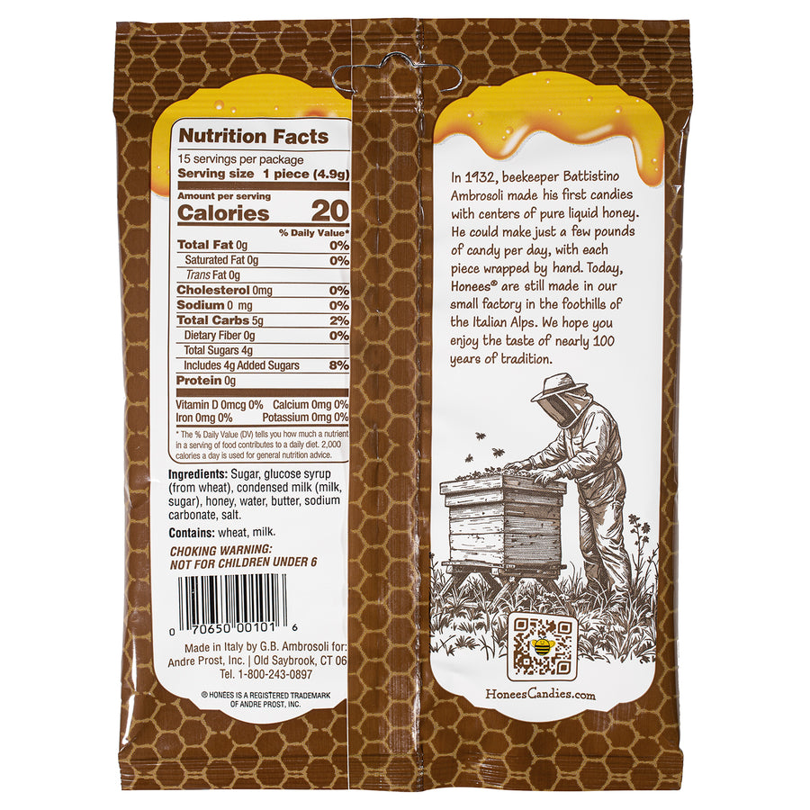 HONEES™ Honey Filled Candy - Honey Caramel Candy
