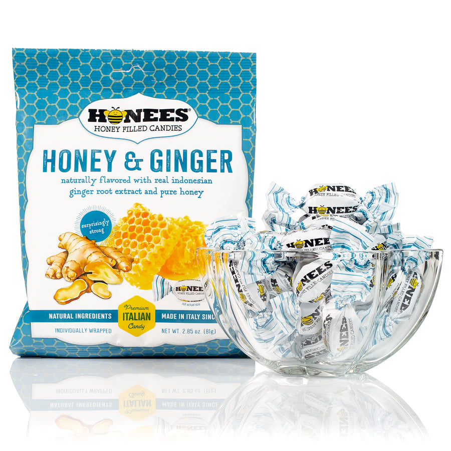 HONEES™ Honey Filled Candy - Honey & Ginger Candy
