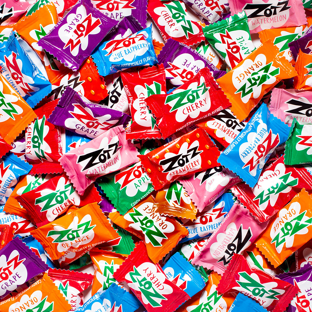 ZOTZ - 100 Count Bag, 7 Assorted Flavors / Single Bag