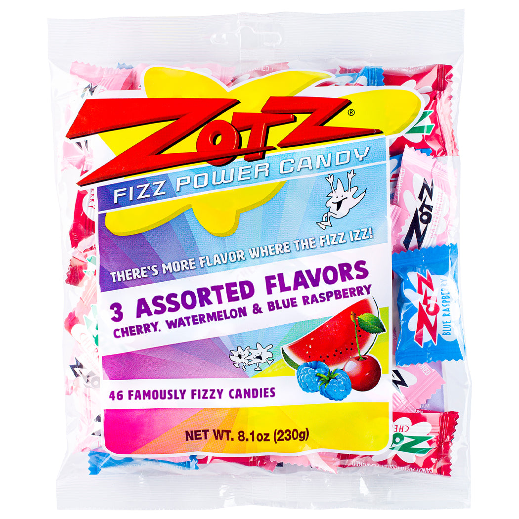 ZOTZ - 46 Count Bag, 3 Assorted Flavors / Single Bag