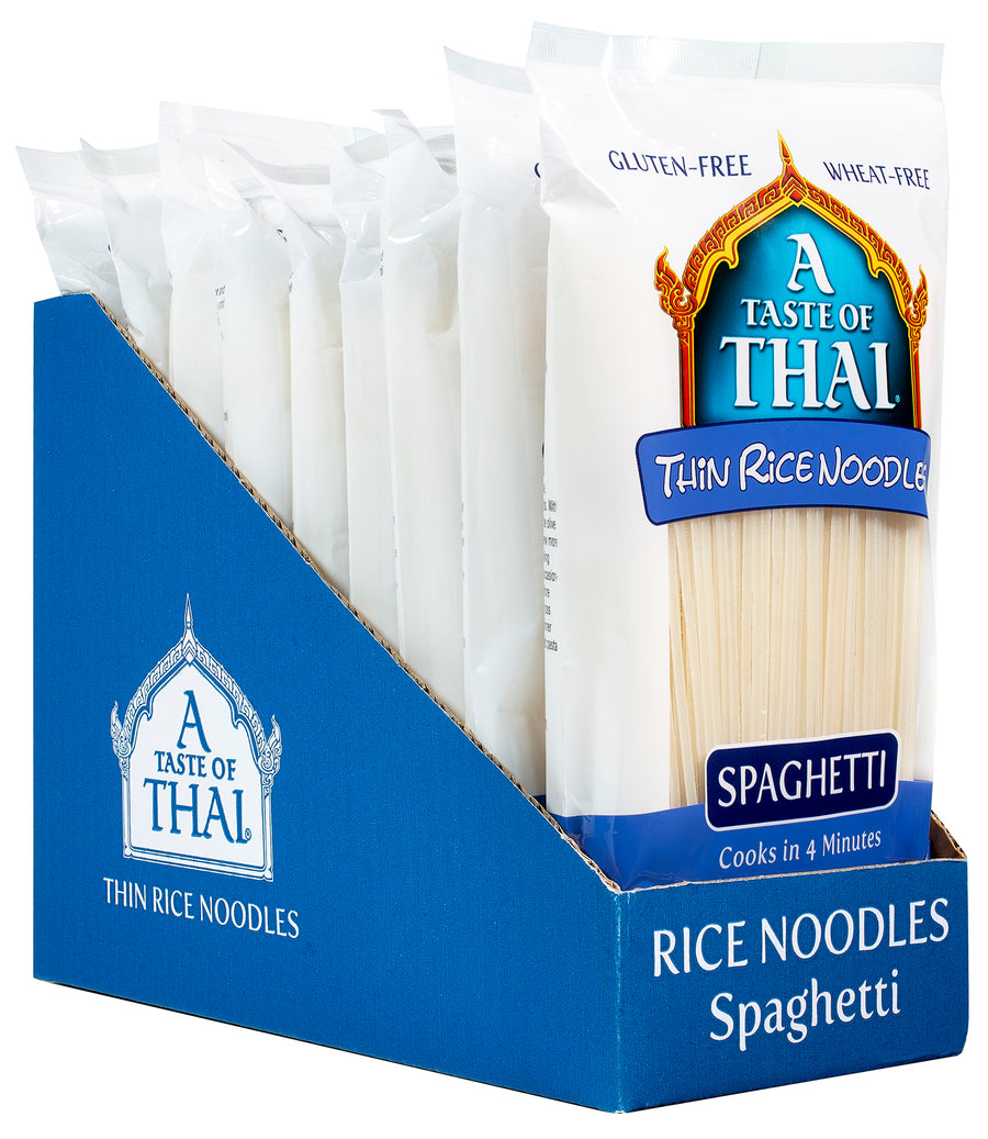 A Taste Of Thai - 8 oz. Thin Rice Noodles / 9 Pack