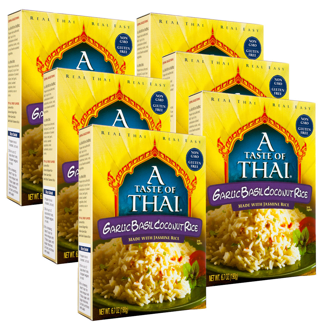 A Taste Of Thai - Garlic Basil Coconut Rice / 6 Pack