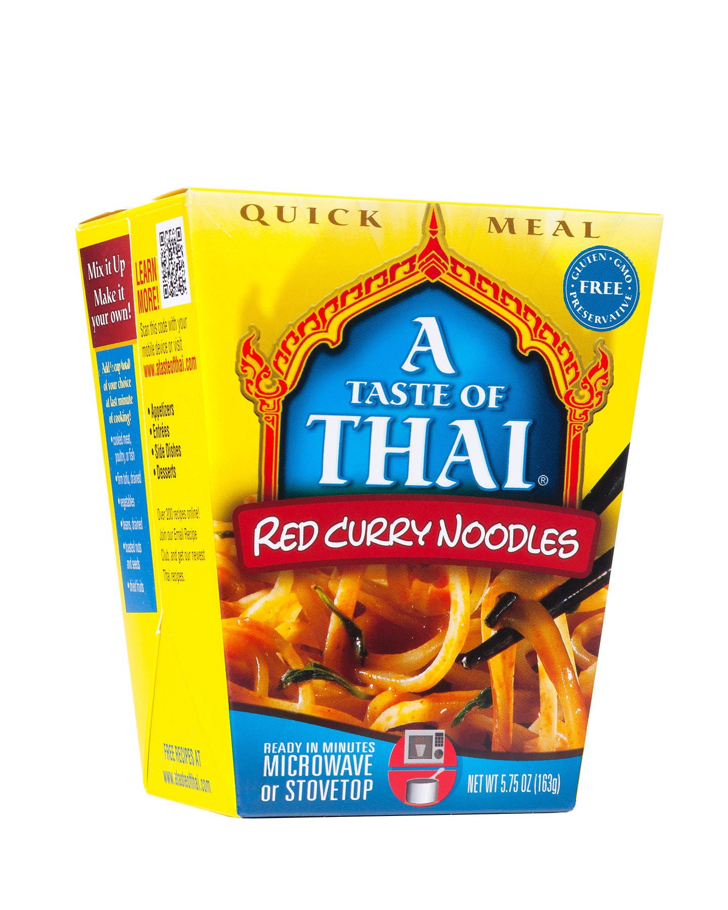 A Taste Of Thai - Red Curry Noodles Quick Meal / 6 Pack