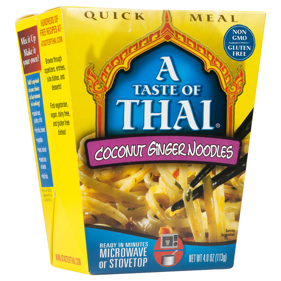 A Taste Of Thai - Coconut Ginger Noodles Quick Meal / 6 Pack