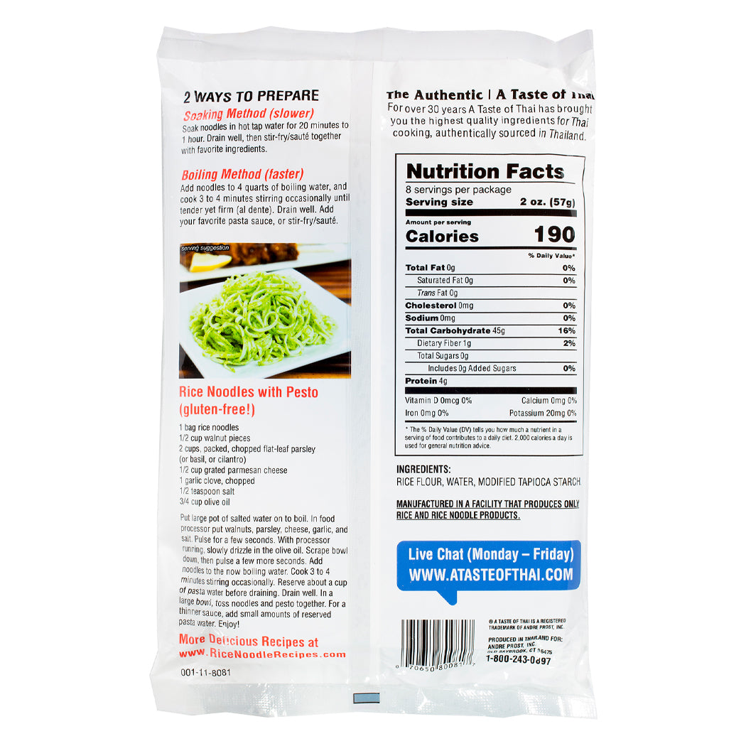 A Taste Of Thai -16 oz. Thin Rice Noodles / 6 Pack