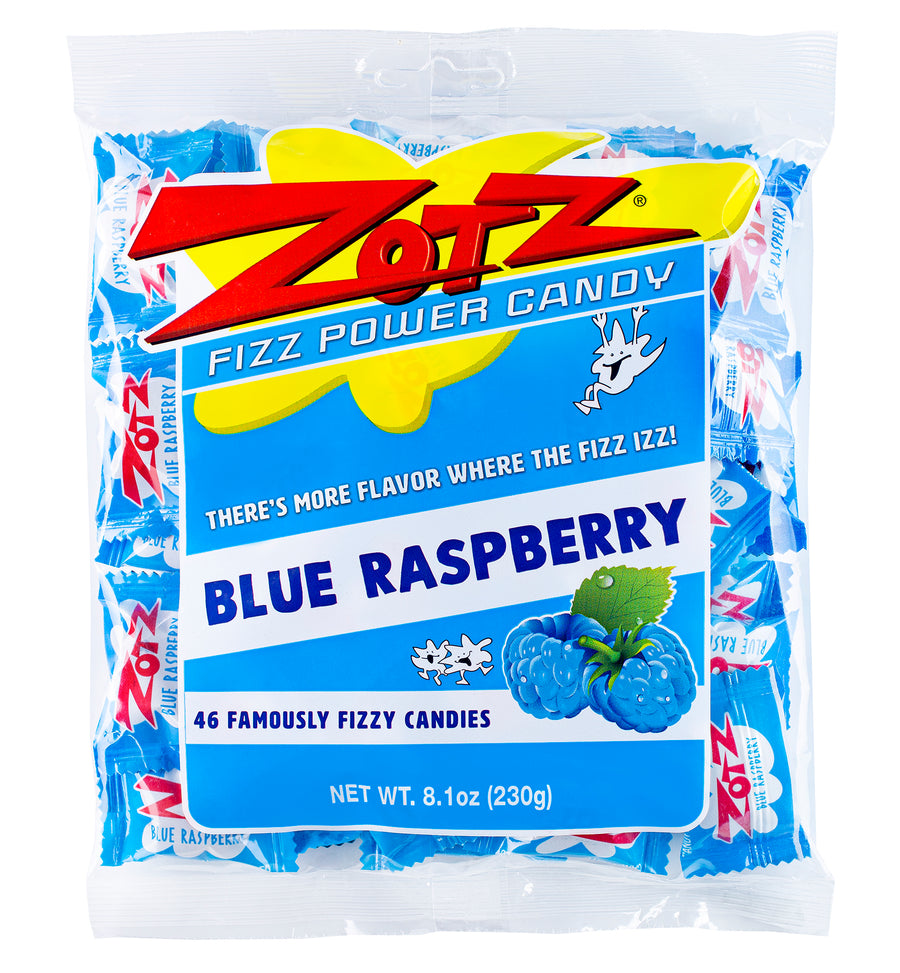 ZOTZ - Blue Raspberry 46 count bag / Single Bag