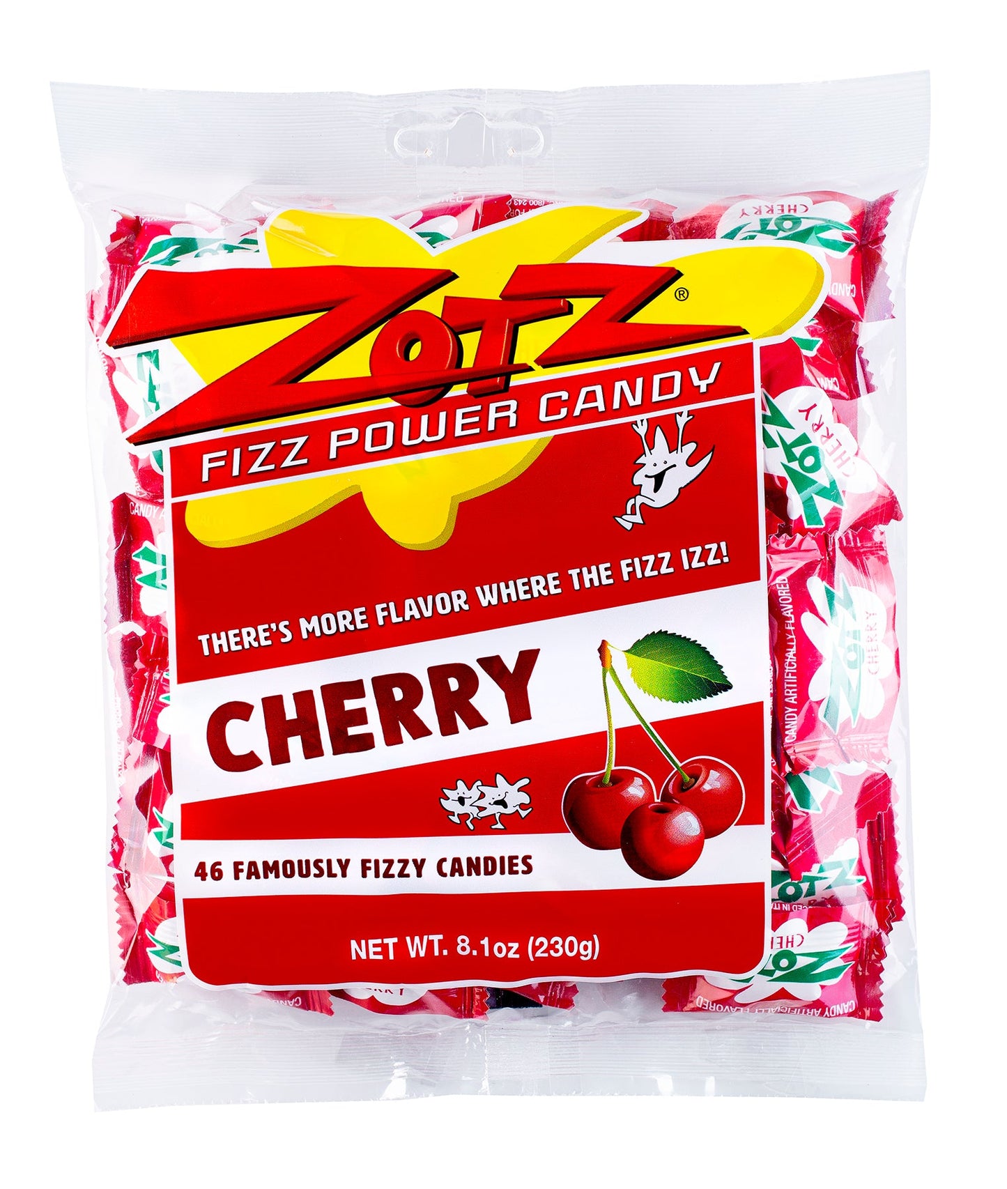 ZOTZ Cherry, CASE of 12/46 count bags