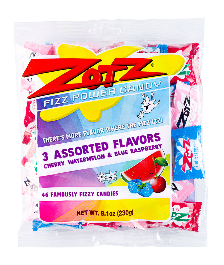 ZOTZ - 46 Count Bag, 3 Assorted Flavors / Single Bag