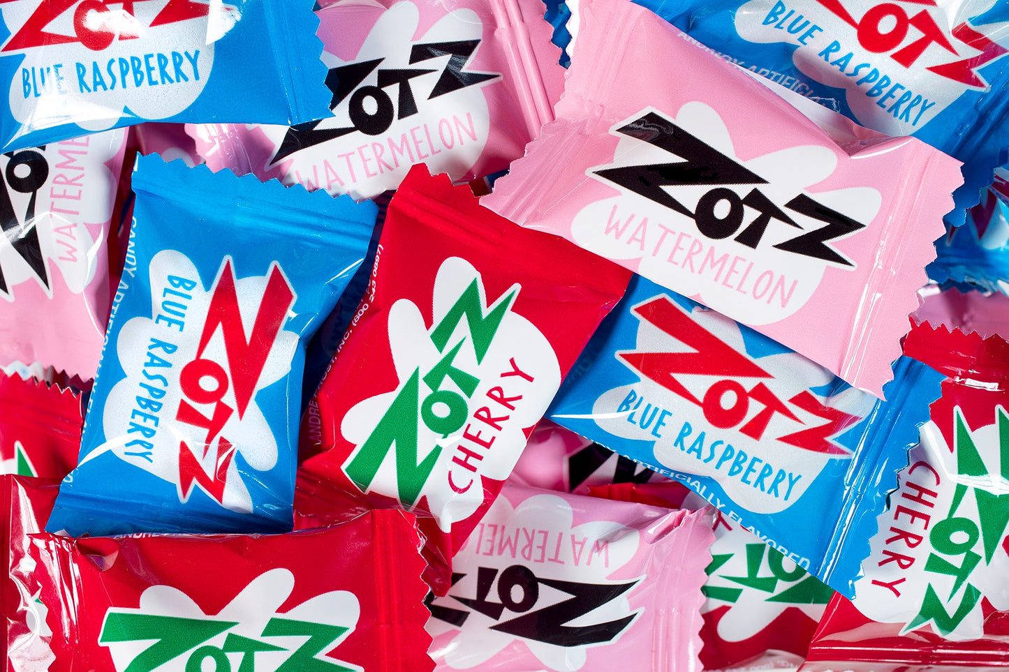 ZOTZ Assorted Flavors, CASE of 12/46 count bags